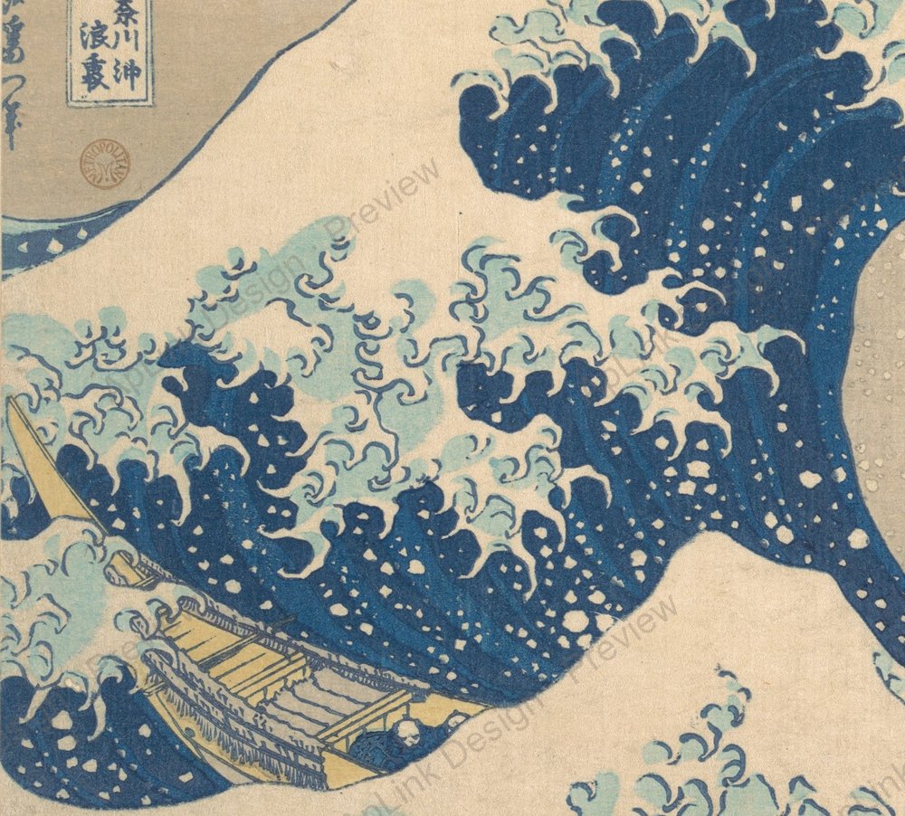 Under the Wave off Kanagawa (The Great Wave) — watermarked preview