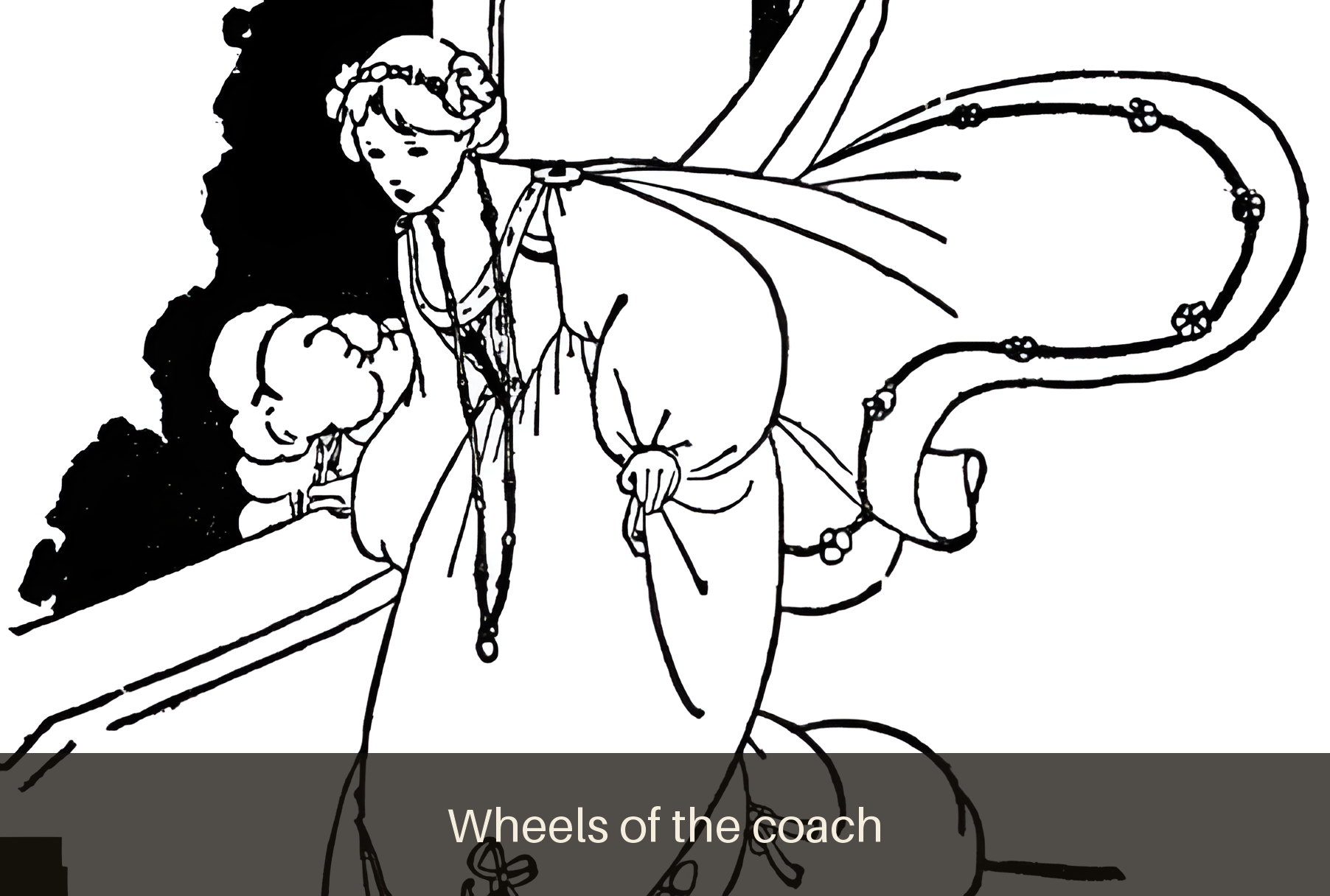 Wheels of the coach — ポスター texture